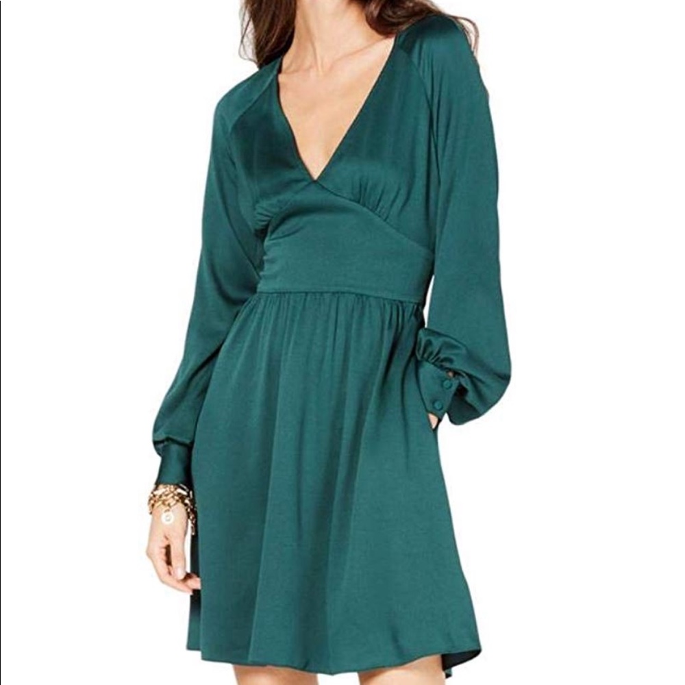 Michael Kors emerald green dress size petite